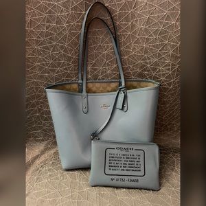 Coach tote bag reversible